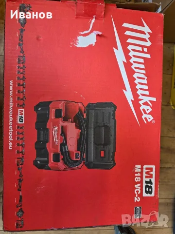 Прахосмукачка Milwaukee M18 VC2-0 18V, снимка 6 - Винтоверти - 56749988