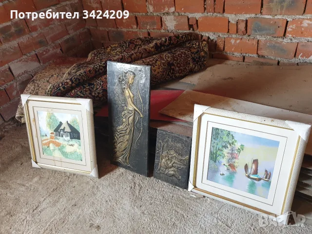 Стари картини гоблени, снимка 3 - Антикварни и старинни предмети - 56717973