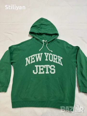 NFL New York Jets (Ню Йорк Джетс) мъжки суитшърт с качулка