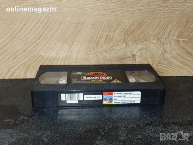Видеокасета " JURASSIC PARK " VHS , снимка 6 - Други жанрове - 56629523