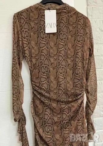 рокля zara дълга тюл , снимка 2 - Рокли - 56595098