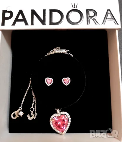 Комплект бижута Pandora, снимка 5 - Бижутерийни комплекти - 56552821