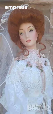 Намалена порцеланова кукла Franklin heirloom doll 