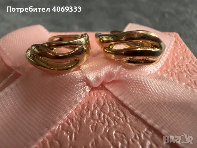 Златни обеци 14к 2.8гр, снимка 4 - Обеци - 56573421