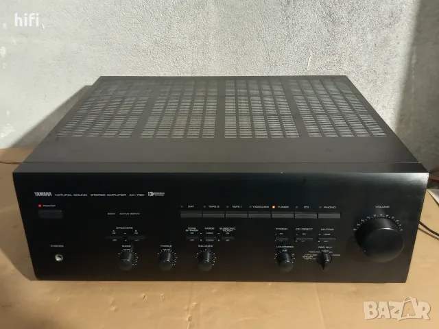 Стерео усилвател Yamaha AX-730, снимка 2 - Ресийвъри, усилватели, смесителни пултове - 56587403