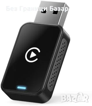 Нов Безжичен адаптер CarPlay Android Auto 2 в 1 USB-A USB-C за автомобил кола телефон връзка