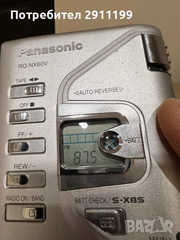 Walkman Panasonic за ремонт / части, снимка 8 - Радиокасетофони, транзистори - 56656543