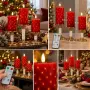 Комплект 3 LED коледни свещи , снимка 1