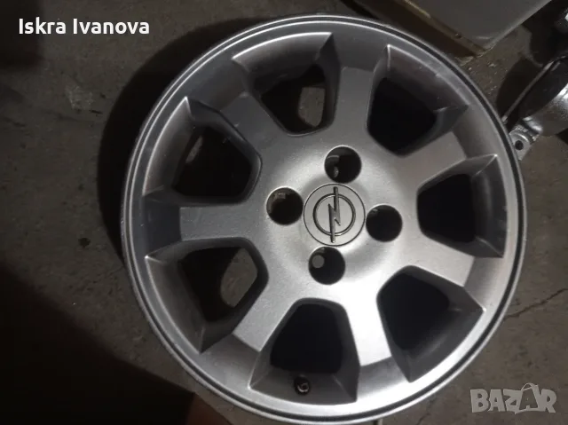 Алуминиеви джанти  Опел 4 100 15, снимка 3 - Гуми и джанти - 56377549