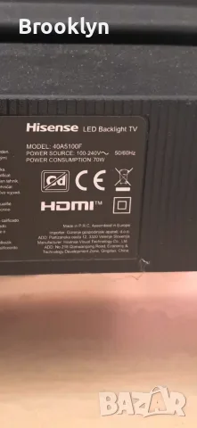 Продава се телевизор Hisense Led 40A5100F, снимка 6 - Телевизори - 56747743