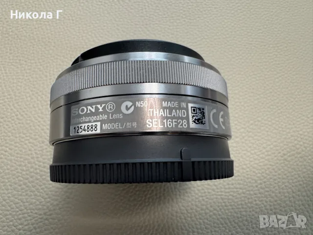 Обектив Sony E 16mm f2.8, снимка 2 - Обективи и филтри - 56571091
