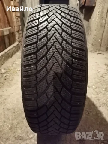 Продавам 1 брой зимна гума 205.55.16 дот 2021 Контентал 