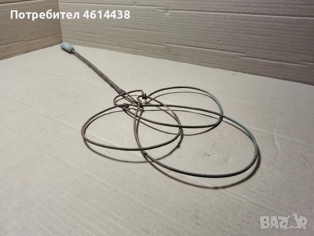 Стара Соц Метална Тупалка За Килими. / 90 см. / НОМЕР 34.