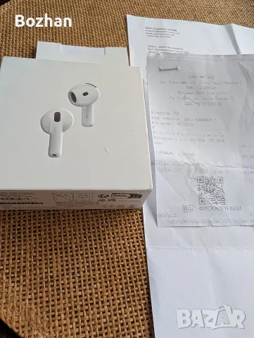Airpods 4 ANC с нови фабрично заменени слушалки Apple  (Active Noise Cancellation) 