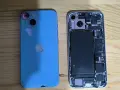 iphone 14 blue + iphone 14 white подарък, снимка 4
