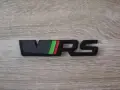 черна емблемa Skoda VRS, снимка 1