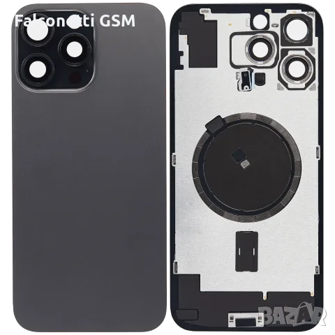 Заден капак за iPhone 16 Pro Max – Оборудван AAA+ – Черен титан