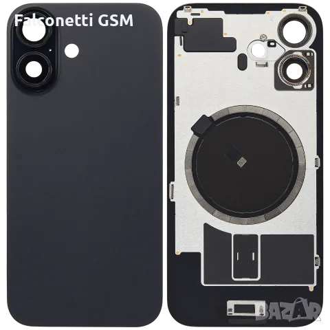 Заден капак за iPhone 16 – Оборудван AAA+ – Черен