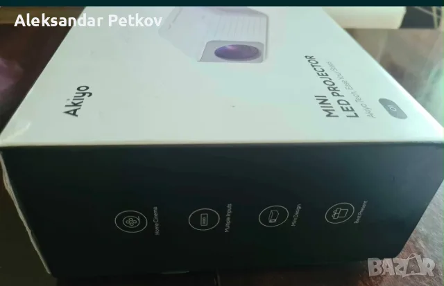 ПРОЕКТОР AKIYO Mini Led O1, снимка 2 - Плейъри, домашно кино, прожектори - 56716839