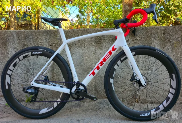 Висок Клас Карбонов Trek Domane Endurance 56 см рамка Шосеен велосипед Force електронен монтаж 1х12 