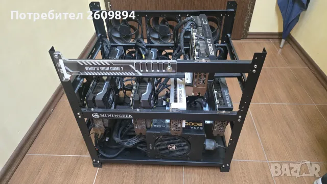 Майнинг риг за крипто валута / Mining RIG