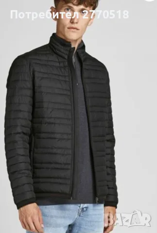 Мъжко олекотено капитонирано яке Jack & Jones