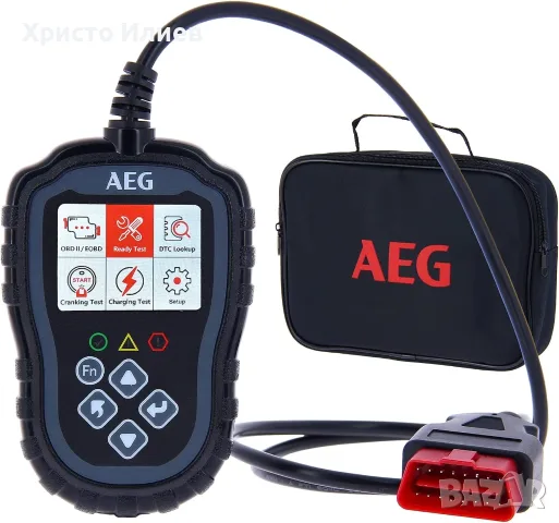 Диагностика за кола OBD2 AEG 005073 Evol 2 3 функции Четене Детайли Изчистване