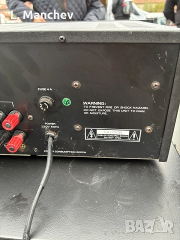 Усилвател Renkforce HVM 7080 2x200 при 8 ома, снимка 4 - Ресийвъри, усилватели, смесителни пултове - 56671527
