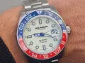БАРТЕР! Оригинален Aragon Automatic Dive Master Full lume dial Pepsi bezel 40mm., снимка 1