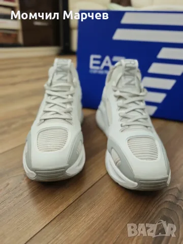 Маратонки EA7 white 44", снимка 4 - Маратонки - 56627475