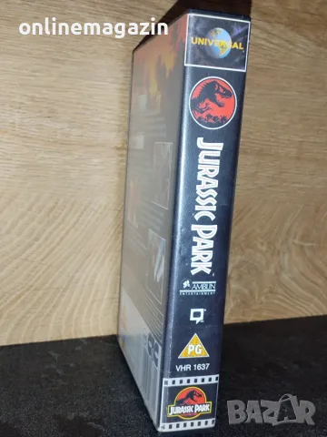 Видеокасета " JURASSIC PARK " VHS , снимка 3 - Други жанрове - 56629523