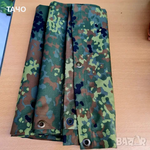 Камуфлажно платнище с капси Тип Flecktarn, снимка 11 - Къмпинг мебели - 56602588