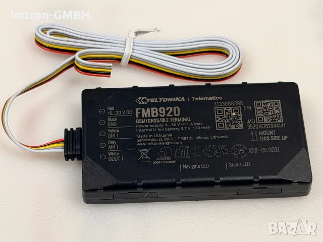 GPS тракер Teltonika FMB920 GPS, GLONASS, GALILEO, BEIDOU
