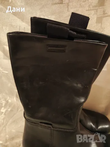 Charles & Keith Ботуши до прасец с двойни езичета - Черни, снимка 12 - Дамски ботуши - 56639802