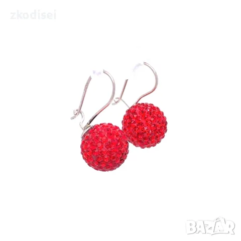 Сребърни обеци 4.72гр. проба:925 модел:43729-3, снимка 2 - Обеци - 56565535