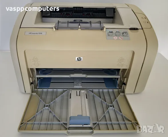 HP LaserJet 1018 принтер, снимка 2 - Принтери, копири, скенери - 56576590