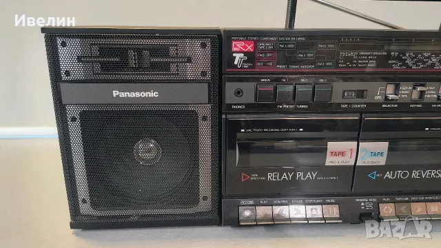 Продавам радиокасетофон PANASONIC RX-CW43L, снимка 2 - Радиокасетофони, транзистори - 56736292
