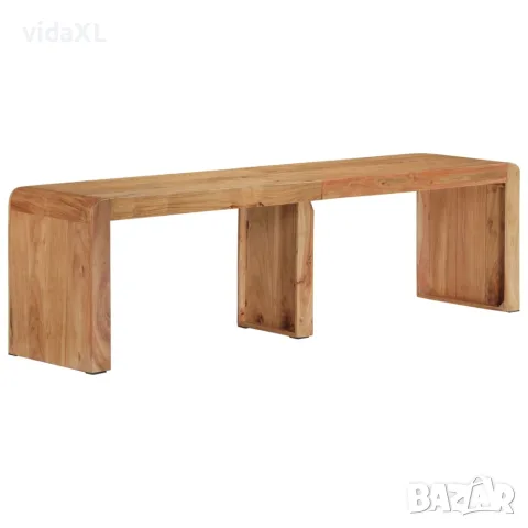 vidaXL Пейка, 160x38x45 см, масивна акация