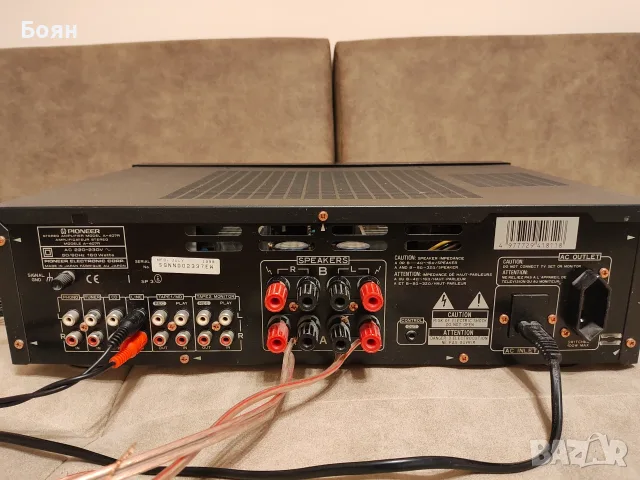 Стерео усилвател Pioneer A407R, снимка 3 - Ресийвъри, усилватели, смесителни пултове - 56647595