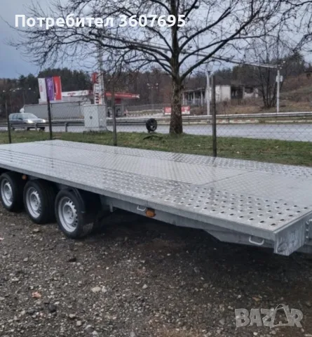 Отдавам под наем микробус с платформа