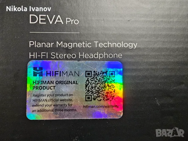 Слушалки HIFIMAN DEVA Pro | Planar Magnetic / Bluemini R2R Bluetooth / LDAC / HiFi / Wireless, снимка 4 - Слушалки и портативни колонки - 56749766