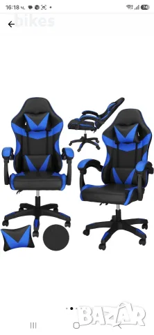 геймърски офис стол 60€, снимка 3 - Столове за офис - 56720688