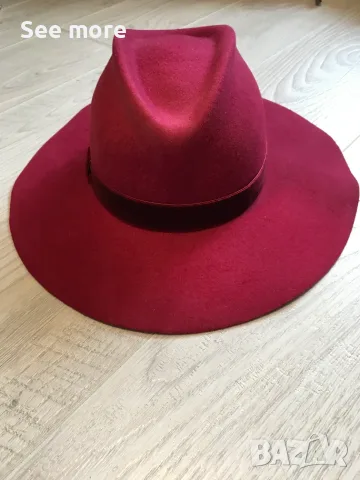 Max & Co. "Esercito" felt fedora hat капела вълна , снимка 6 - Шапки - 56636573
