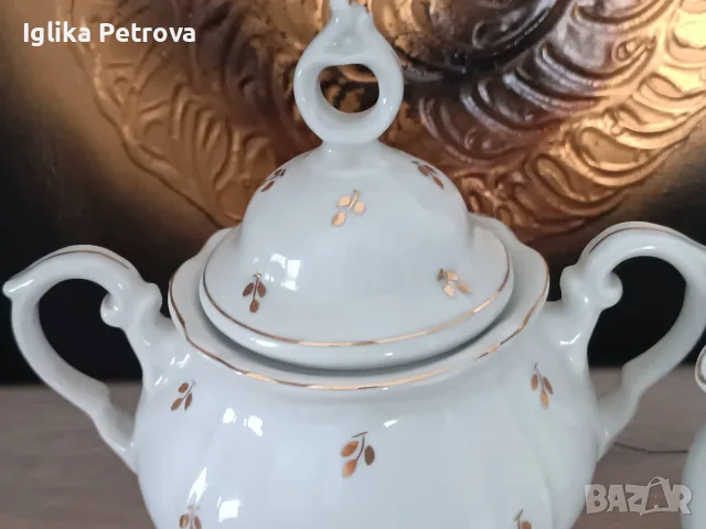 Винтидж сервиз Сталин Видин -1955, снимка 8 - Антикварни и старинни предмети - 56663475