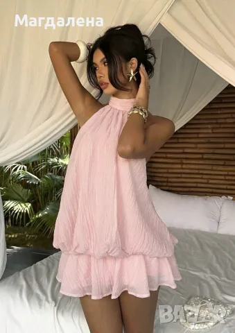 shein розова рокля