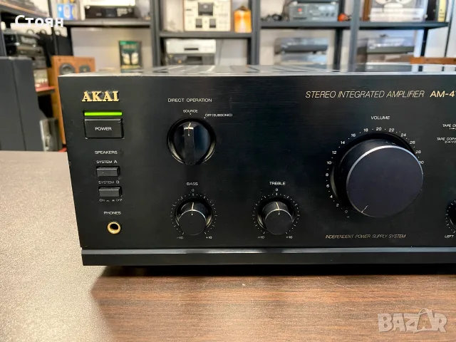 Vintage усилвател Akai, снимка 2 - Ресийвъри, усилватели, смесителни пултове - 56595903