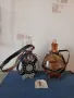 Стари декоративни стъклени шишета бутилки за алкохолни напитки, снимка 6
