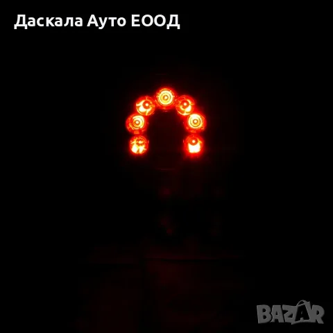 1бр. ЛЕД LED стоп кръгъл с хром ринг, 12-24V , ПОЛША, снимка 6 - Аксесоари и консумативи - 56644690