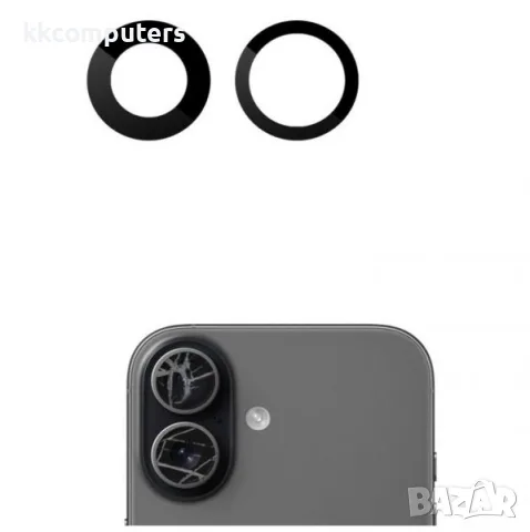 Стъкло камера iPhone 17 / Черен / Баркод : 484603