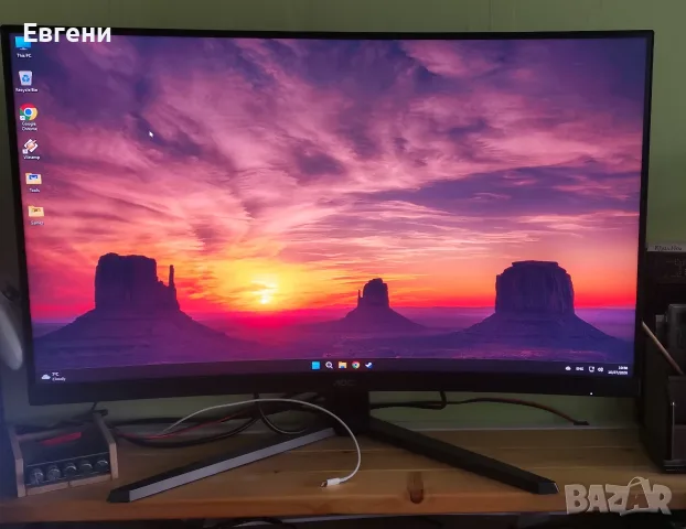 Монитор Gaming AOC C32G42ZE 32" Full HD (1920x1080), VA извит в гаранция до Май 2029